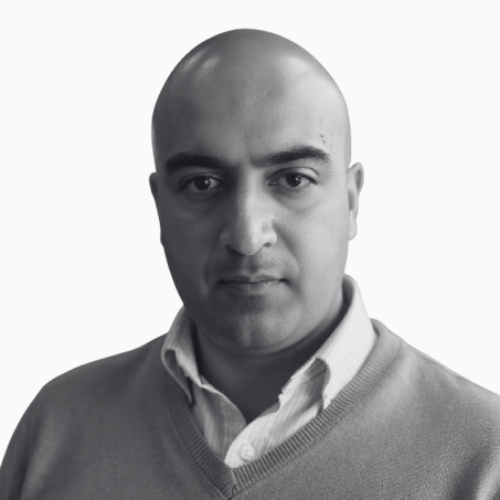 A surfer riding a wave